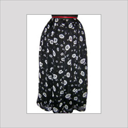 Printed Pencil Skirt