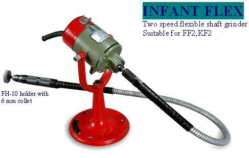 टू स्पीड फ्लेक्सिबल शाफ्ट ग्राइंडर