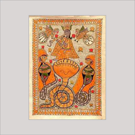 क्लासिकल मधुबनी डांस पेंटिंग