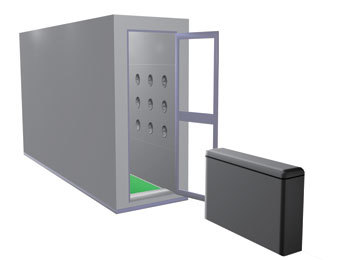 डस्ट रिमूवल चैंबर के साथ मेटल सोल क्लीनिंग मशीन