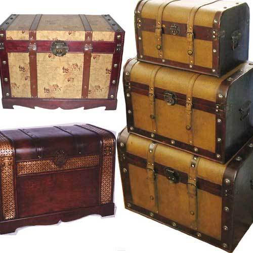 एंटीक डिज़ाइन वुडन चेस्ट साइज़: डिमांड के अनुसार