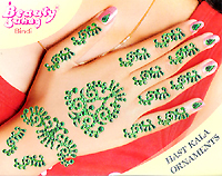 हैंड डेकोर स्टिकर टैटू