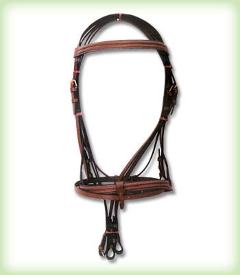 डबल राइज़्ड ब्रिडल हैल्टर्स