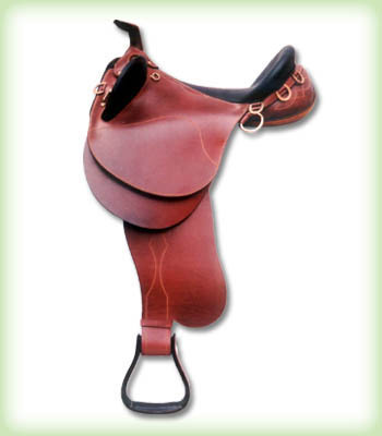 लेदर वेस्टर्न इंग्लिश स्टॉक सैडल