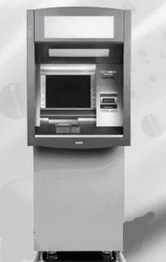 वॉल बैंक एटीएम मशीन के माध्यम से ऑफ व्हाइट