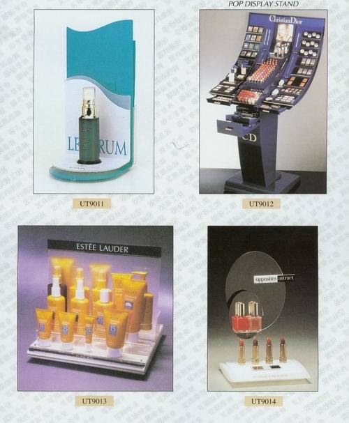 फैंसी ऐक्रेलिक कॉस्मेटिक डिस्प्ले एप्लीकेशन: इंडोर