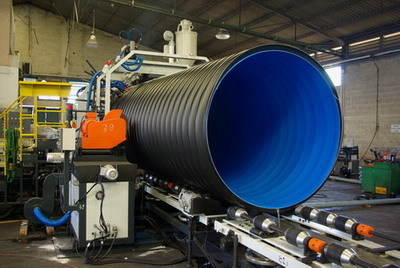 बहुरंगा स्टील प्रबलित नालीदार पाइप उत्पादन लाइन