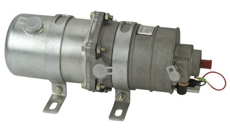 ग्रे और सिल्वर ऑटोमोटिव एयर ड्रायर असेंबली