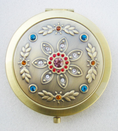 राउंड फैंसी डिजाइनर कॉस्मेटिक मिरर