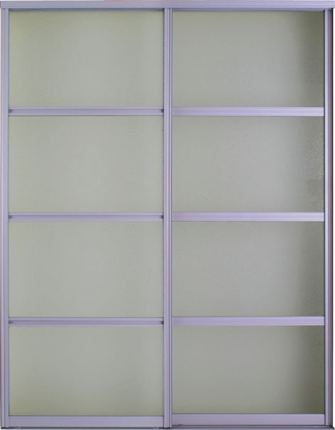 टिकाऊ मल्टीपैनल एल्युमिनियम डोर कैबिनेट