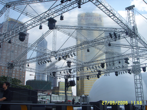 हैवी ड्यूटी एल्युमिनियम लाइट ट्रस