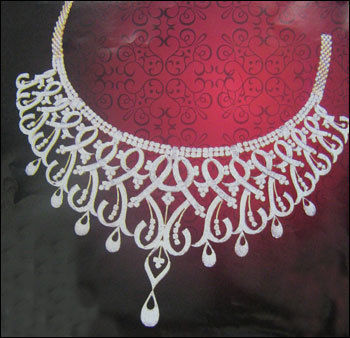 Party Wear American Diamond Necklace