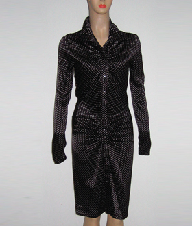 ब्लैक लेडीज़ वन पीस वेस्टर्न ड्रेस