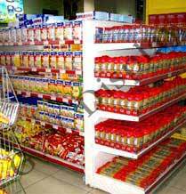 Modular Supermarket Shelving System