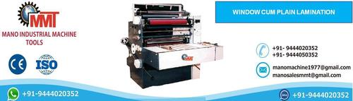 Advanced Window Cum Plain Film Lamination Machine