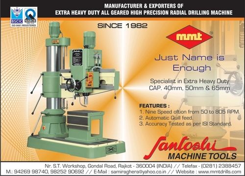 Heavy Duty Spindle Radial Drilling Machine