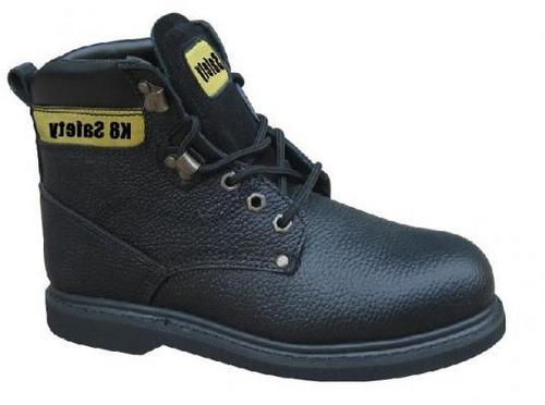 Plain Black Safety Work Shoes Size: Various Sizes Available