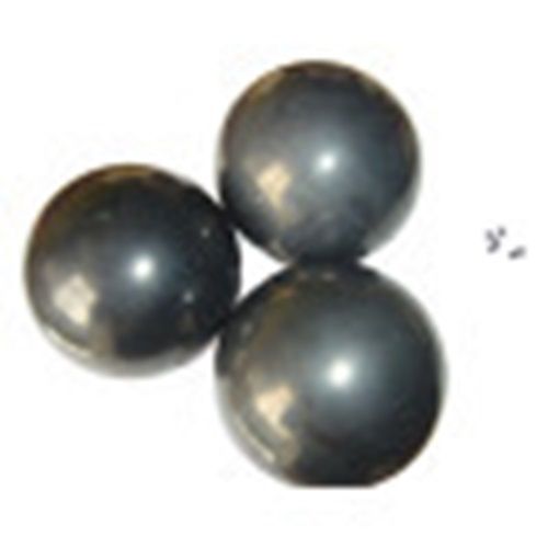 Black Color Round Shape Solid Rubber Balls