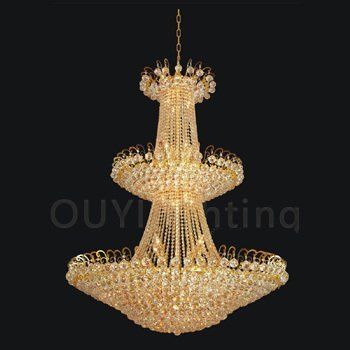 Golden Energy Saving Designer Crystal Chandelier