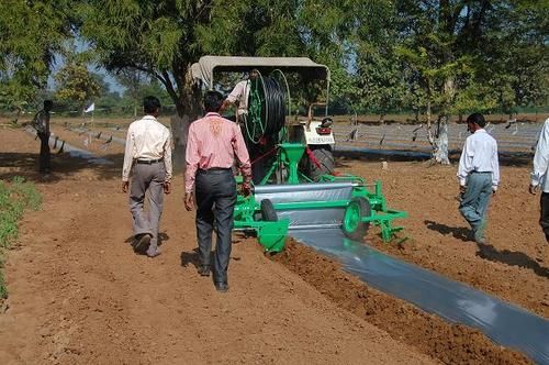 Plastic Mulch And Drip Laying Machine