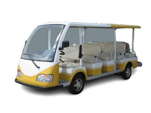 Rechargeable Battery-Powered Medium-Speed Four Wheelers Sightseeing Electric Buses