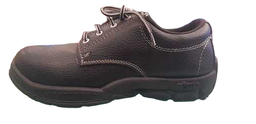 Medoo Info PVC Safety Shoes - PVC Material, All Sizes Available, Black Color | Unisex Design, Lace Style, Steel Toe, Lightweight