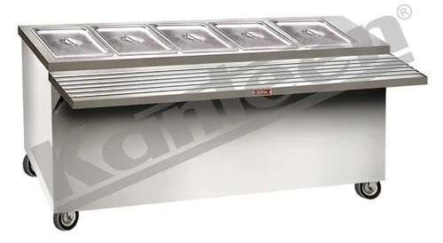 Bain Marie 5 Counter Covered with TS