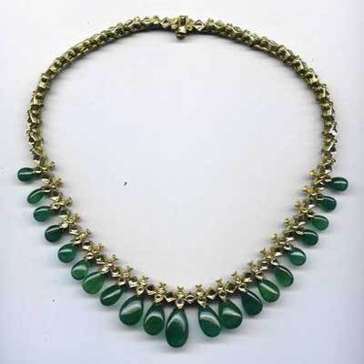 Emerald Beads Necklace