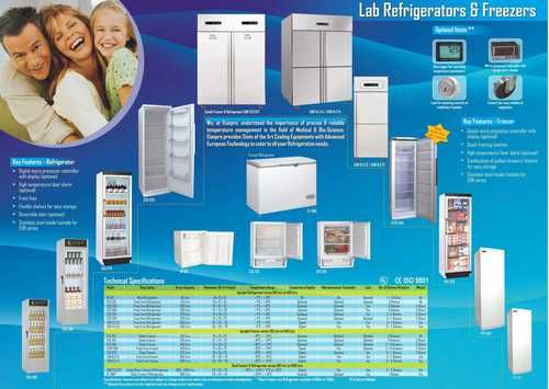 Lab Freezers And Chillers