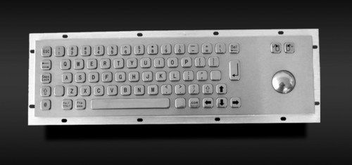 Metal Keyboard With Trackball