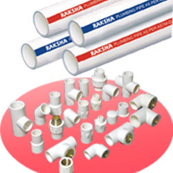 RAKSHA UPVC ASTM-D Pipes And Fittings - UPVC Material, Fire Resistant , Corrosion Free, Low Thermal Conductivity, Shock Resistant, Weather Resistant