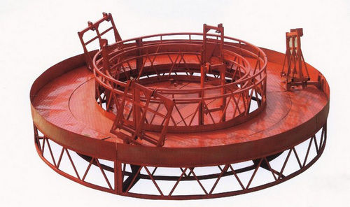 Round Shape Suspended Platform