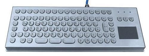 Intrisically Safe Industrial Metal Keyboard With Touchpad