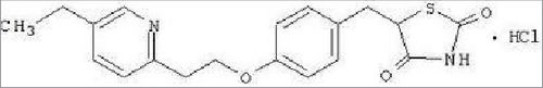 पियोग्लिटाज़ोन हाइड्रोक्लोराइड दवा