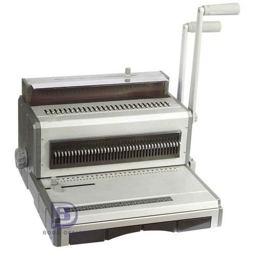 Wire Binding Machine - Metal Body, 40 Rectangle Holes for Comb Binding 3:1, 27 Holes for Wire Binding 2:1 | Max Punching Thickness of 25 Sheets, Faultless Quality Assurance through Stringent Testing