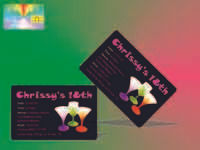 Plastic Mirror Business Cards