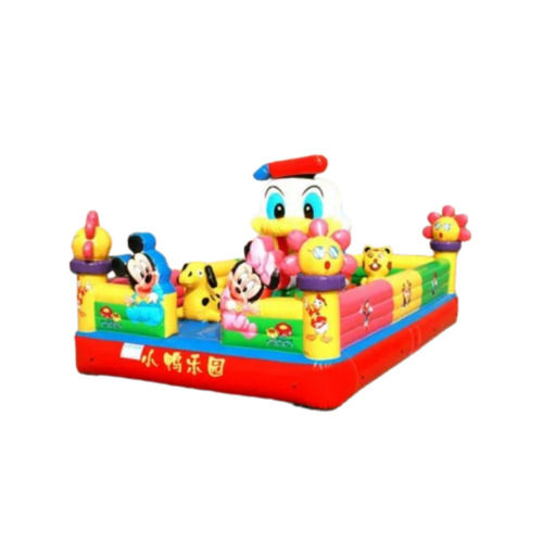 0.55Mm Pvc Bounce House Inflatable Dry Slide For Kids - Color: Multicolor