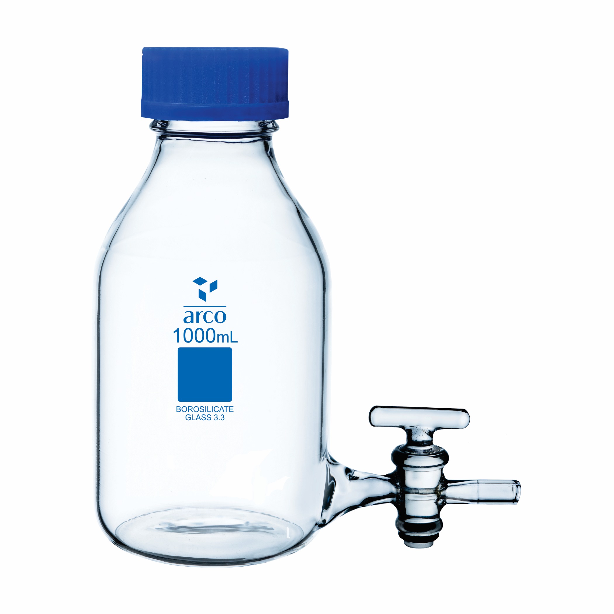 Bottles, Aspirator With Cap And Interchangeable Stop Cock 1000Ml - Color: Transparent