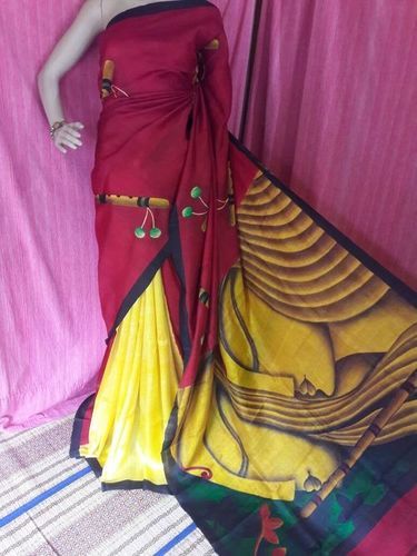 Fancy Designer Tassar Sarees