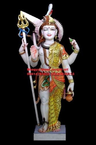 Shiv Parivar Marble Statue