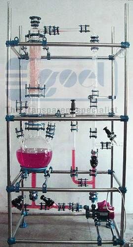 Glass Distillation Unit - High-Quality Borosilicate Glass, Ideal for Laboratory Applications | Precision Engineering, Complete Client Satisfaction