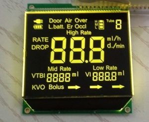 Black Backlight Yellow Character LCD Modules ET-S03107