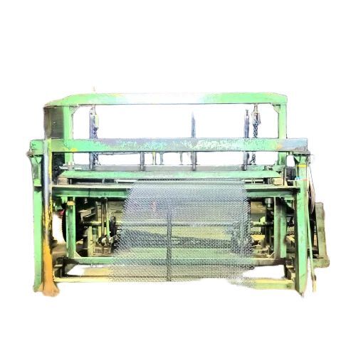 Weaving Machine Of Hexagonal Wire Netting - Color: Green