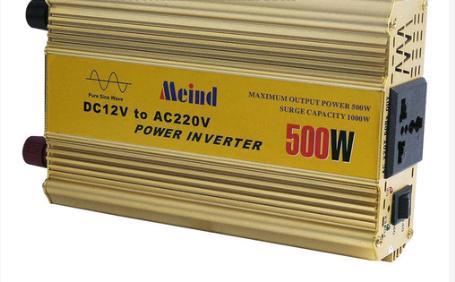 500W Power Inverter Pure Sine Wave Car Inverter Frequency (Mhz): 50/60 Hertz (Hz)