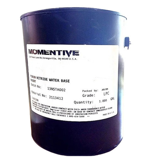 Momentive Boron Nitride Suspension - Industrial Grade Liquid | High Temperature Release Agent, Corrosion Resistant, White Appearance, >99% Purity, Long Lasting Durability