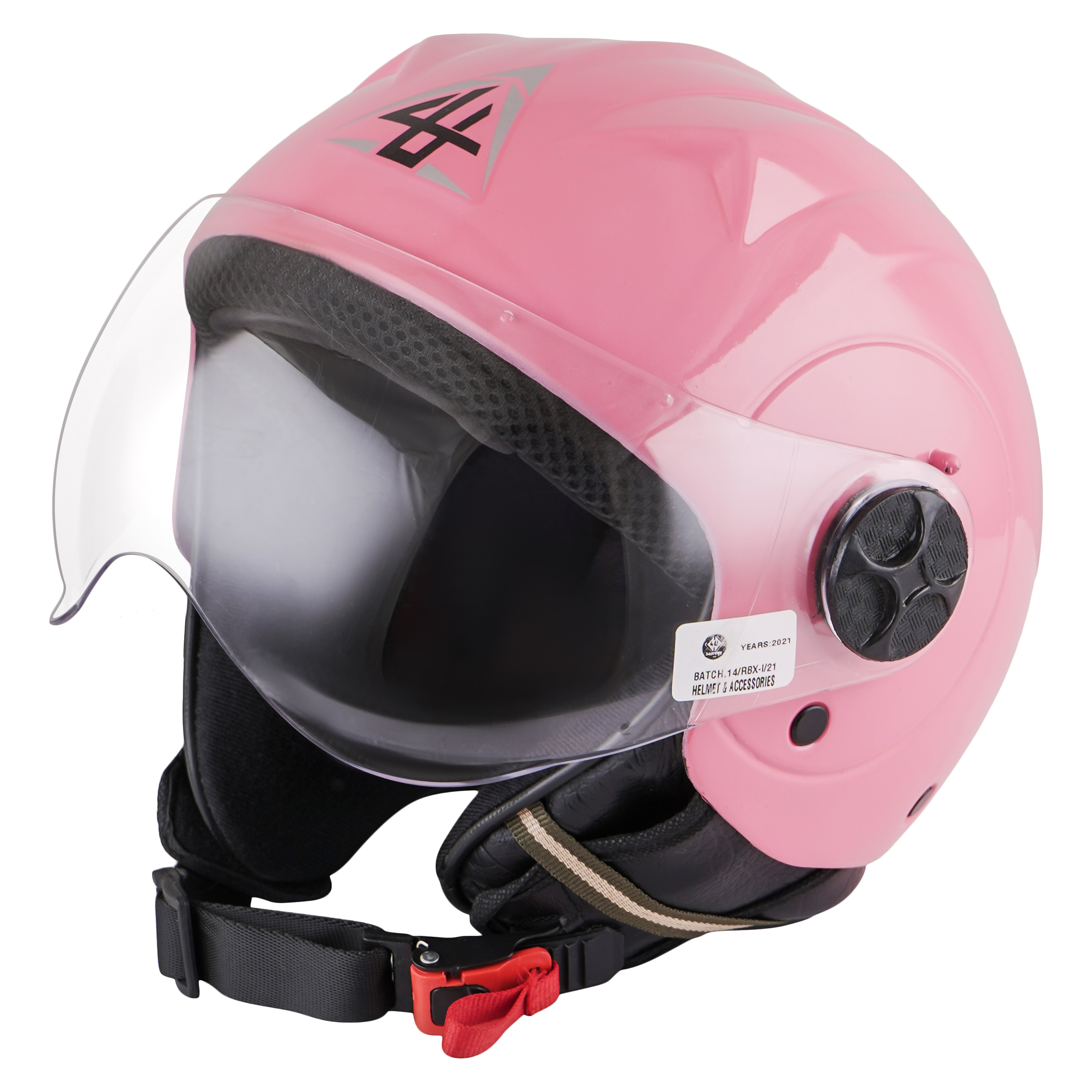 Open Face Bike Racing Helmet - ABS Material Multicolour Pattern | ISI Approved Adjustable Chin Strap Matt & Glossy Finishes
