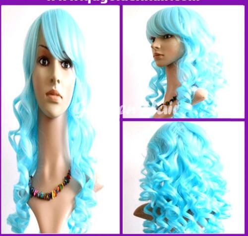 Heat Resistant Synthetic Fiber Curly Cosplay Wig