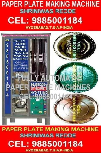 Fully Automatic Single Die Paper Plate Machines