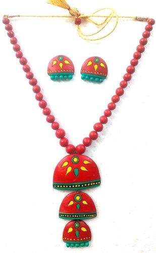 Handcrafted Terracotta Designer Necklace