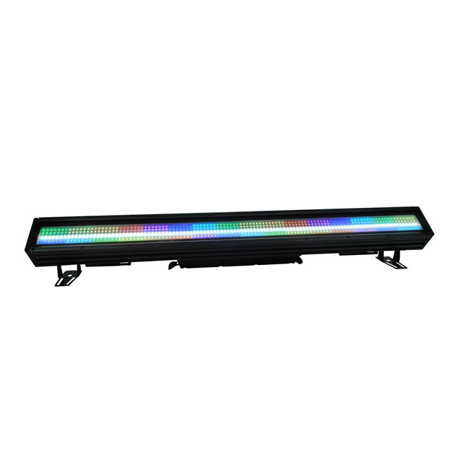 Multicolor Led Light - Metal, 100x14x9cm, Dazzling Bi-Directional Strobe & Water-Flow Effects, 0-100% Smooth Dimming, IP65 Rated, DMX Control